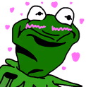BlushKermit emote