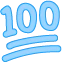 100_blue emote