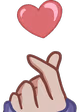 FingerHeart emote