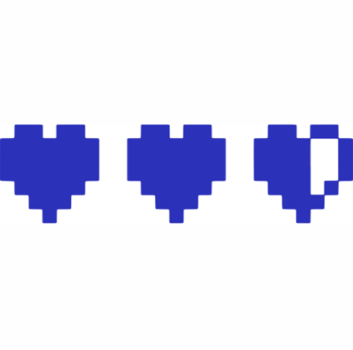 3blueheartslives static emote