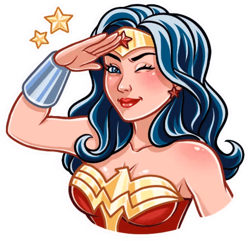 WonderWomanSalute emoji