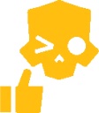 1skull_thumbsup emote