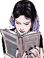 raven_reading emote