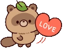 tanukilove emote