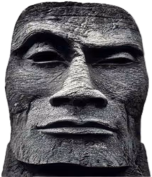 Moai_eyebrow_raise_the_rock emote