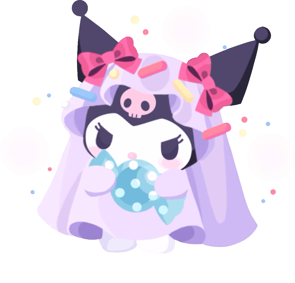 kuromi_ghost emote