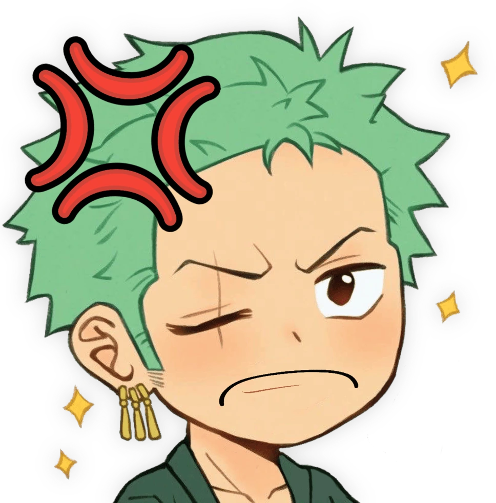 Zoro_MadPout emote