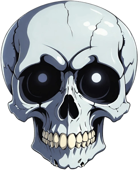CreepySkull emote
