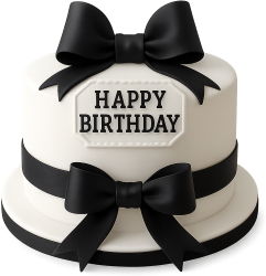 Blackwhitebirthdaycake static emote