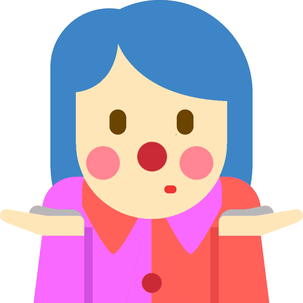 clown_girl_shrug emote