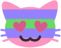 trigender_kitty_in_love emoji