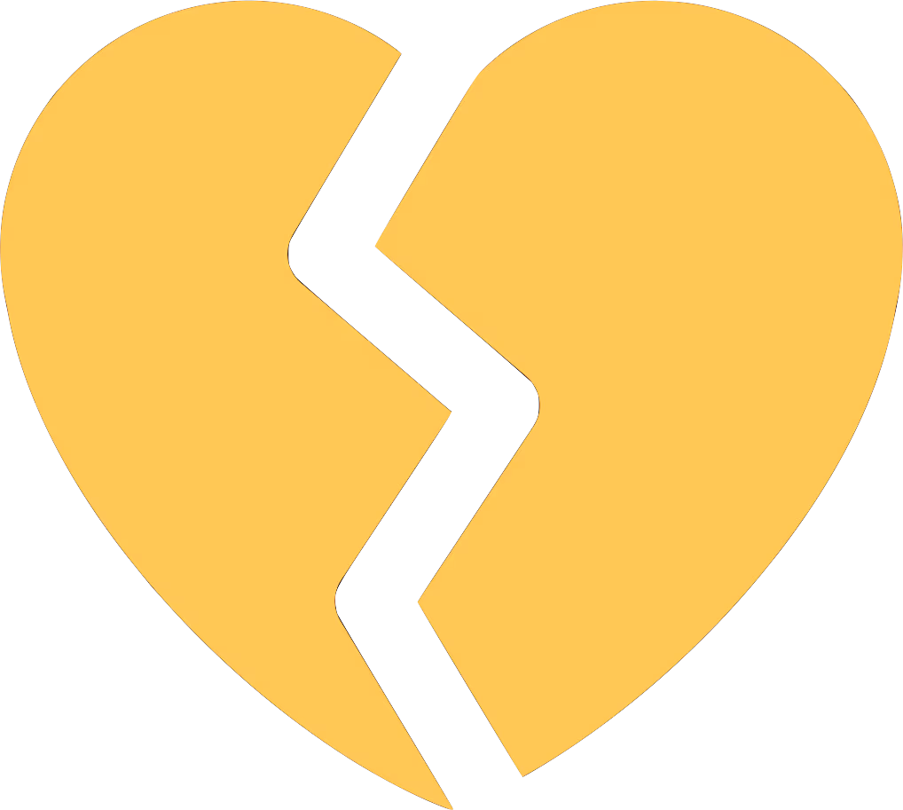 yellow_heartbreak emote