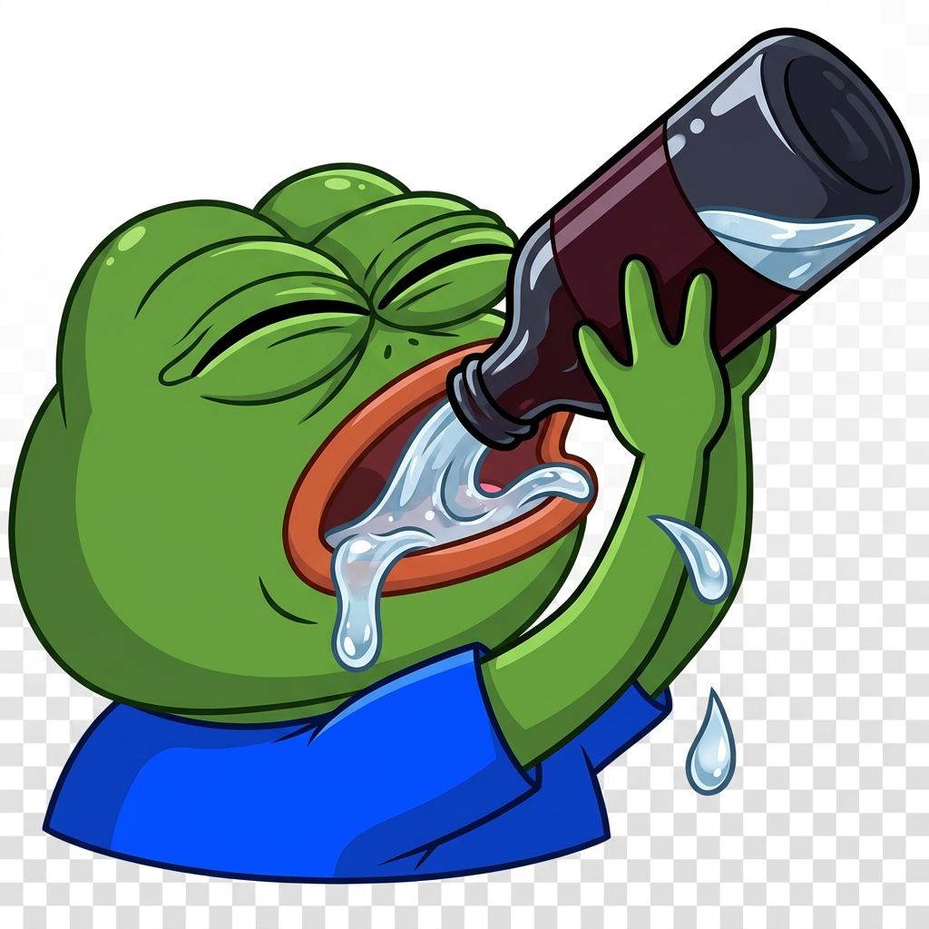 pepe_chugging_a_drink