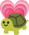 HPinkHeartTurtle emote