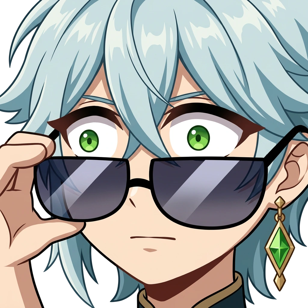 tea_glasses_smile sticker