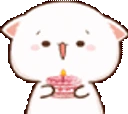 nyaBdaycake emote