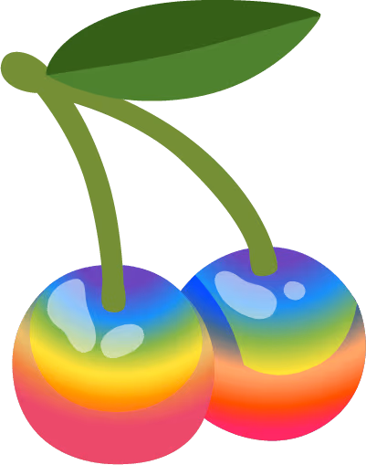 rainbowcherries emote