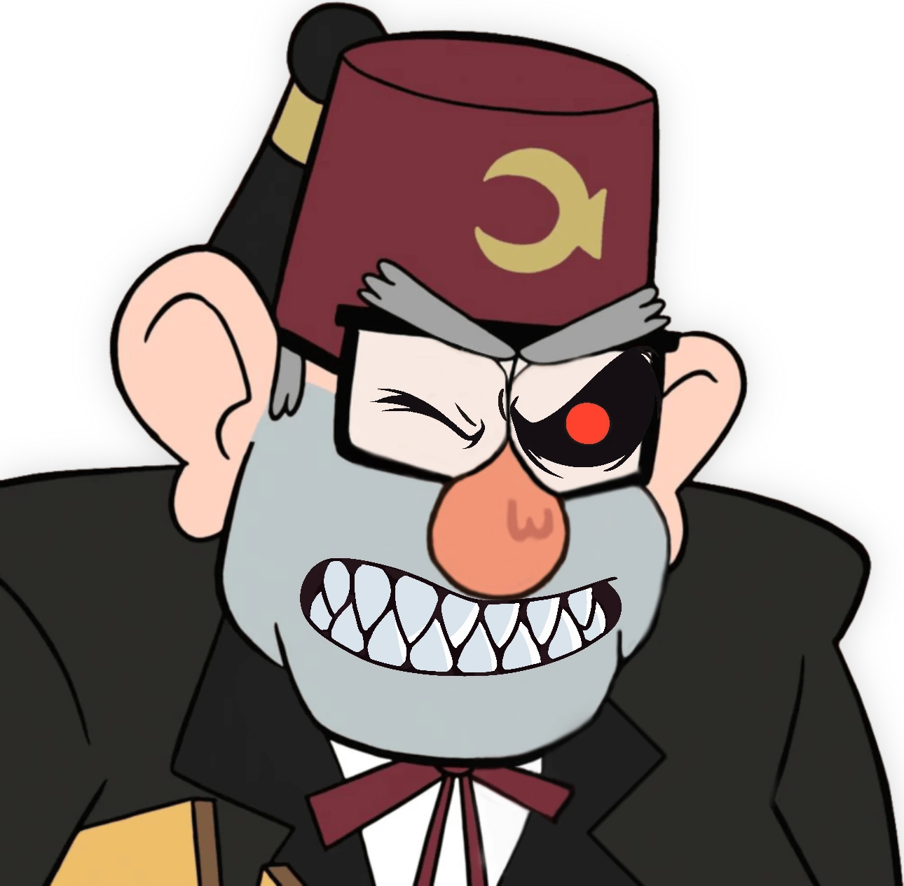 GrunkleStan_Mad emote