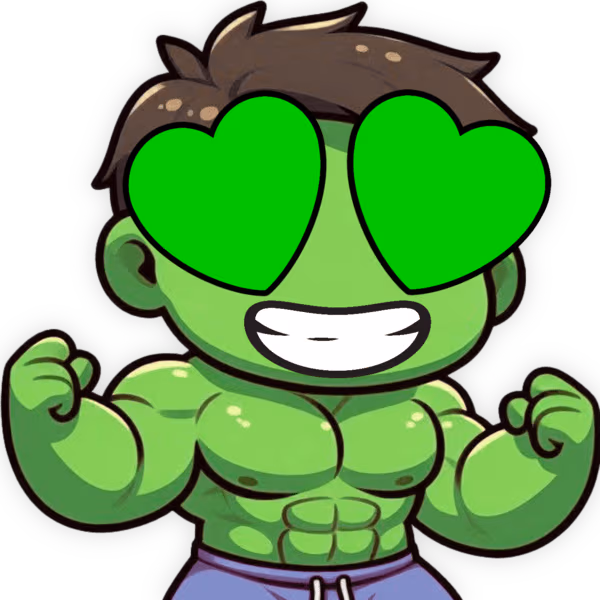 Hulk_HeartGreen emote