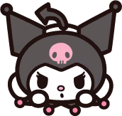 kuromi_bow emote