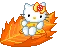 HelloKittyLeaf emote