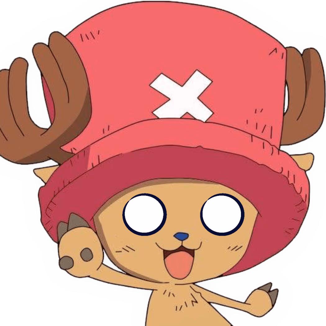Chopper_ScaredStare emote