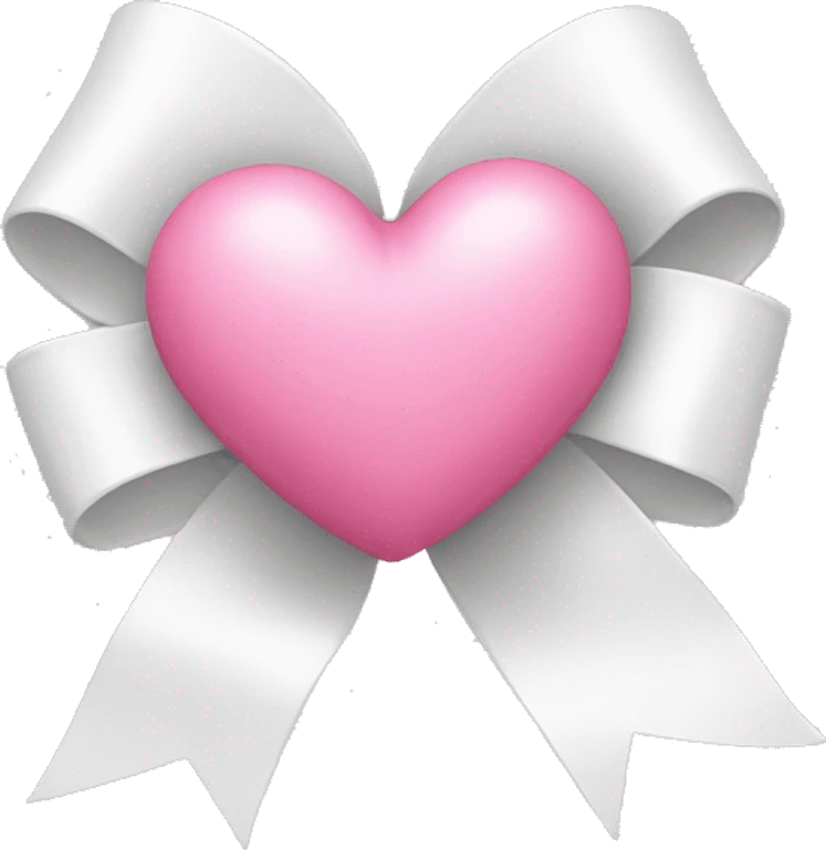 Whitebowwithpinkheart emote