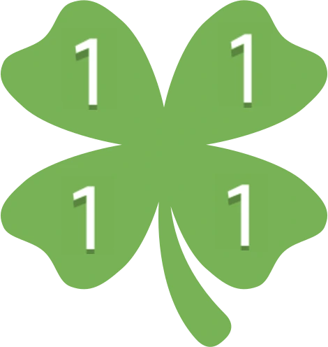 Pinged_Four_Leaf_Clover emoji
