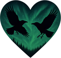 Greennightskyheartwithdarkravens emote
