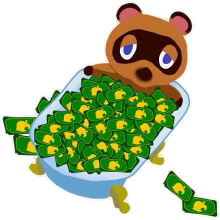 NookMoneyTub emote