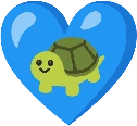 HBlueHeartTurtle emoji