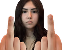 middlefingerlady emote