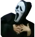 GhostFaceGasp emote