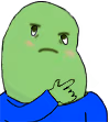 bean_pepe_think emote