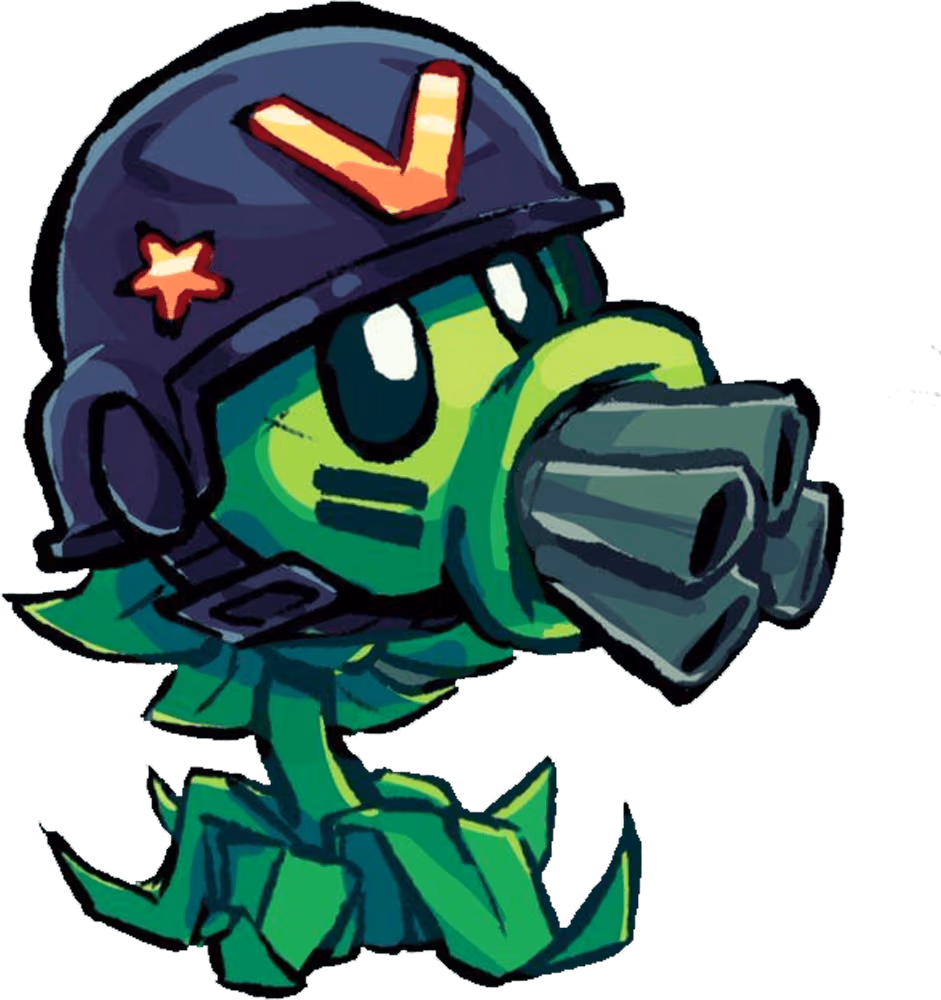 PVZ_GatlingPea emote