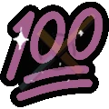 Pink100 emote