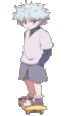 KilluaSkateboarding animated emote