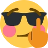 Flushed2cool emote