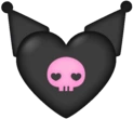 kuromi_heart emote