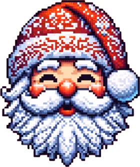PixelatedSanta emote