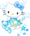 HelloKittyClouds emote