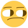 unimpressed emote