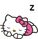hellokittySleepy animated emote