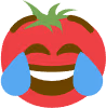 cryinglaughingtomato emote