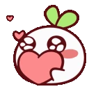 mochiheart emote