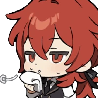 Chibi_Diluc_Sweat emote