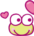 keroppihalfheart static emote