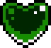 DarkGreenSpinningPixelHeart emoji