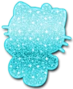 HelloKittySparkleTeal emote