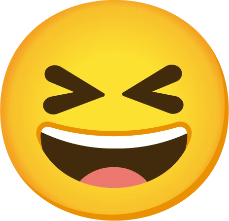GrinningSquintingFaceEmoji emote
